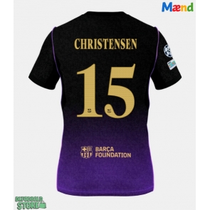 Barcelona Andreas Christensen #15 Replika Udebanetrøje 2026-27 Kortærmet